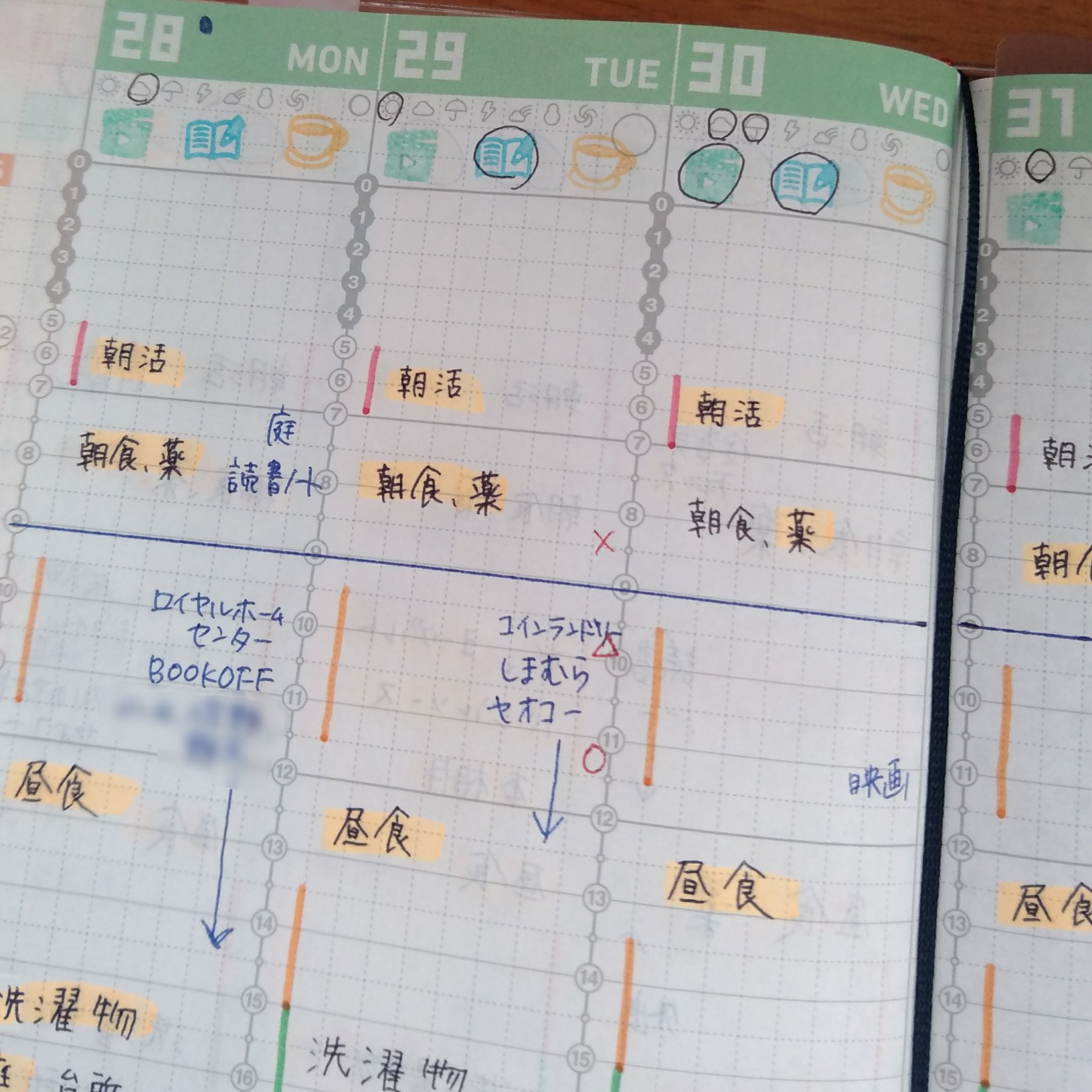 リトロ ジブン手帳はタスク管理と簡単なライフログで持ち歩いています フリクションスタンプは映画と読書とお茶をやったら つけてその日は趣味充実してたぞ の印になってます 手帳ゆる友 ジブン手帳 T Co Qkzedsqe Twitter