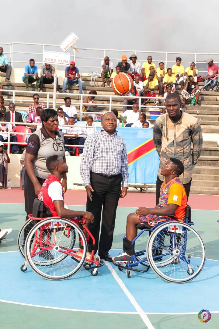 fecobaf's tweet photo. 1er jour du championnat du basketball sur fauteuil. Réussir total, 
Vive la FECOBAF ! 
#RDC @CICR_fr @Habarikwetuh @PrimatureRDC https://t.co/PcEJyK9fVG
