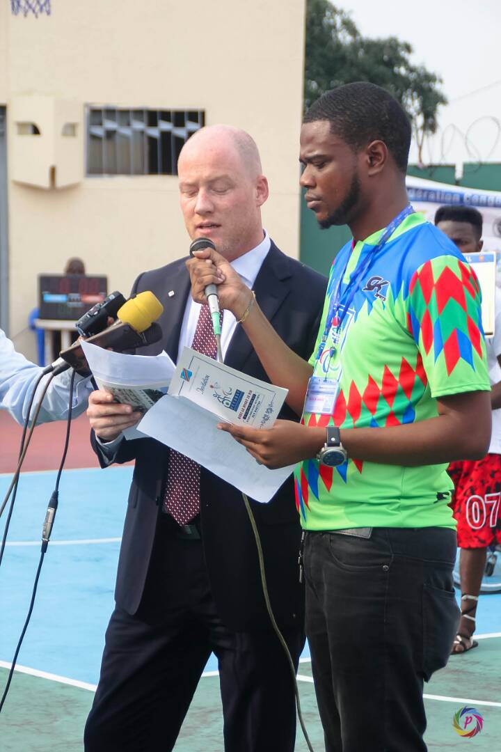 fecobaf's tweet photo. 1er jour du championnat du basketball sur fauteuil. Réussir total, 
Vive la FECOBAF ! 
#RDC @CICR_fr @Habarikwetuh @PrimatureRDC https://t.co/PcEJyK9fVG