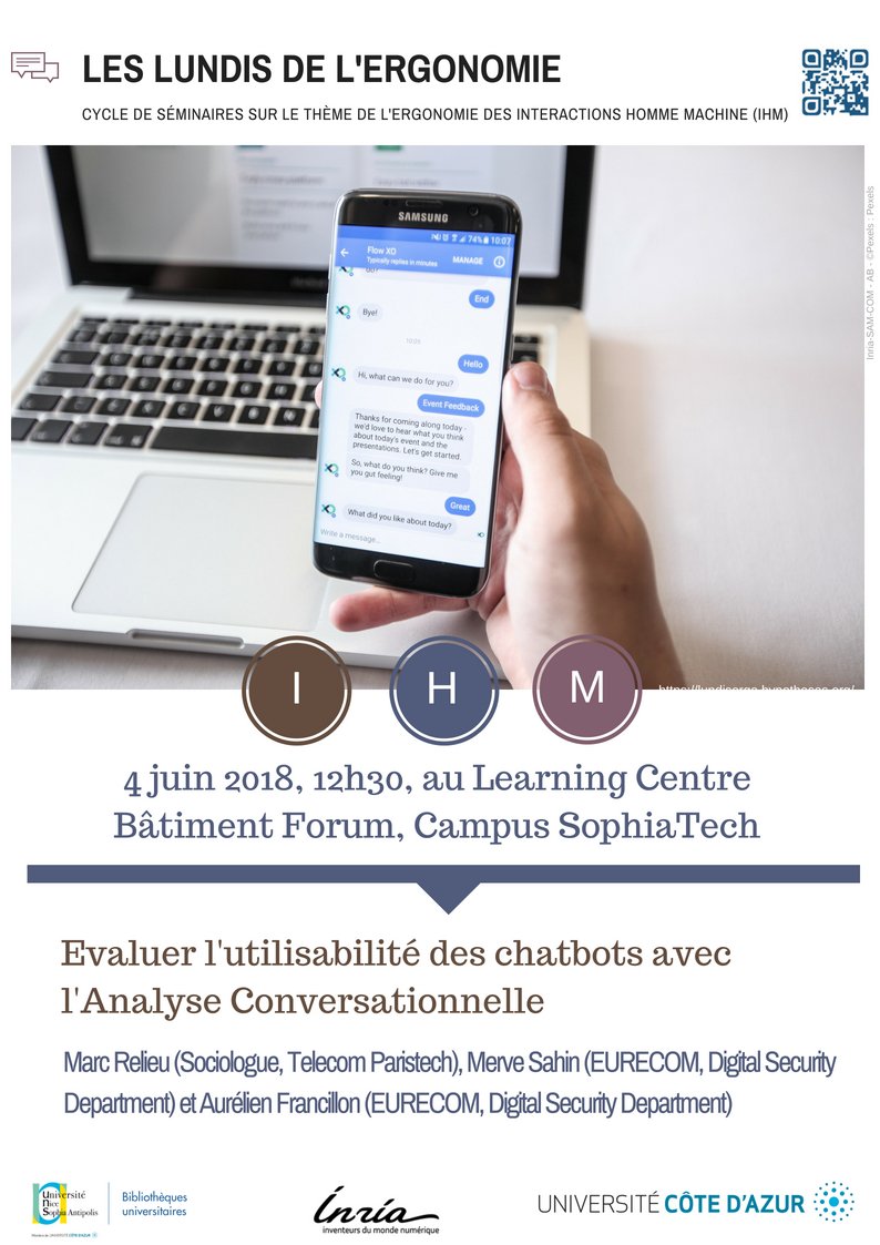 EmiliePalagi's tweet photo. Avant de partir en weekend, n'oubliez pas de noter dans votre agenda que le prochain lundi de l'ergonomie aura lieu le 04/06 à 12h30 à la @BUNice_Sophia ! :) 
 @uca_research @inria_sophia 

Inscriptions et résumé : https://t.co/MGH1Fb5L5L https://t.co/rz2PNER81v