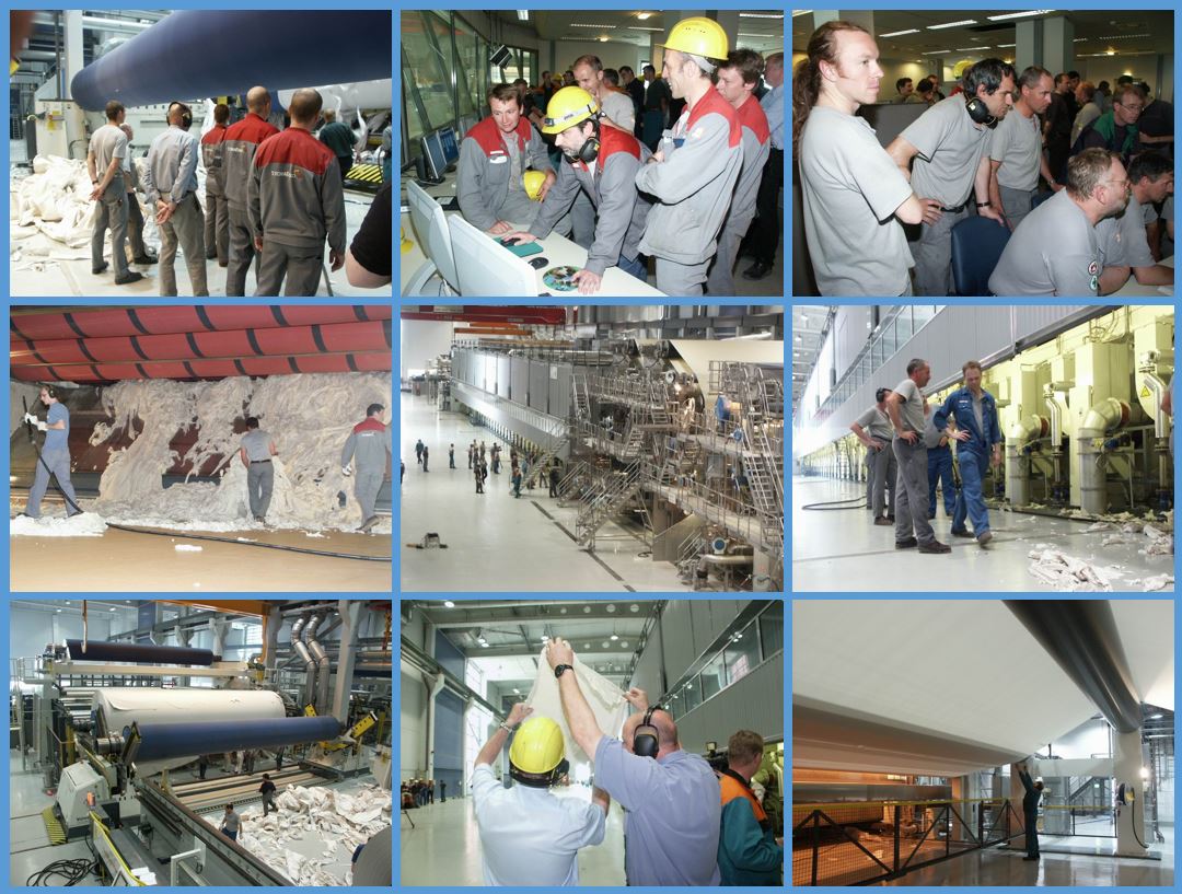 SE_Langerbrugge's tweet photo. 15 j geleden draaide het 1e krantenpapier op de tamboeras van @storaenso #Langerbrugge #papiermachine PM4. De start van een succesverhaal dankzij de inzet van alle betrokken collega’s @hollander_de . Zo kon onze PM4 uitbloeien tot ’s wereld meest efficiënte krantenpapiermachine! https://t.co/Nz6dZ0gf2M