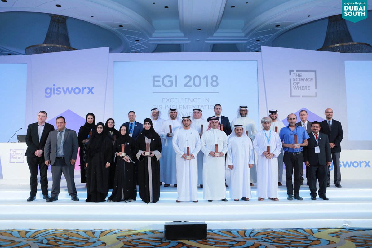 The Dubai South Asset Development and Management Team bags the Excellence in GIS Implementation Award (EGI Award) 2018, for the GIS Urban Development category. Congratulations to the team for this achievement!
#egiaward #gisimplementation #dubaiassetdevelopment #DubaiSouth