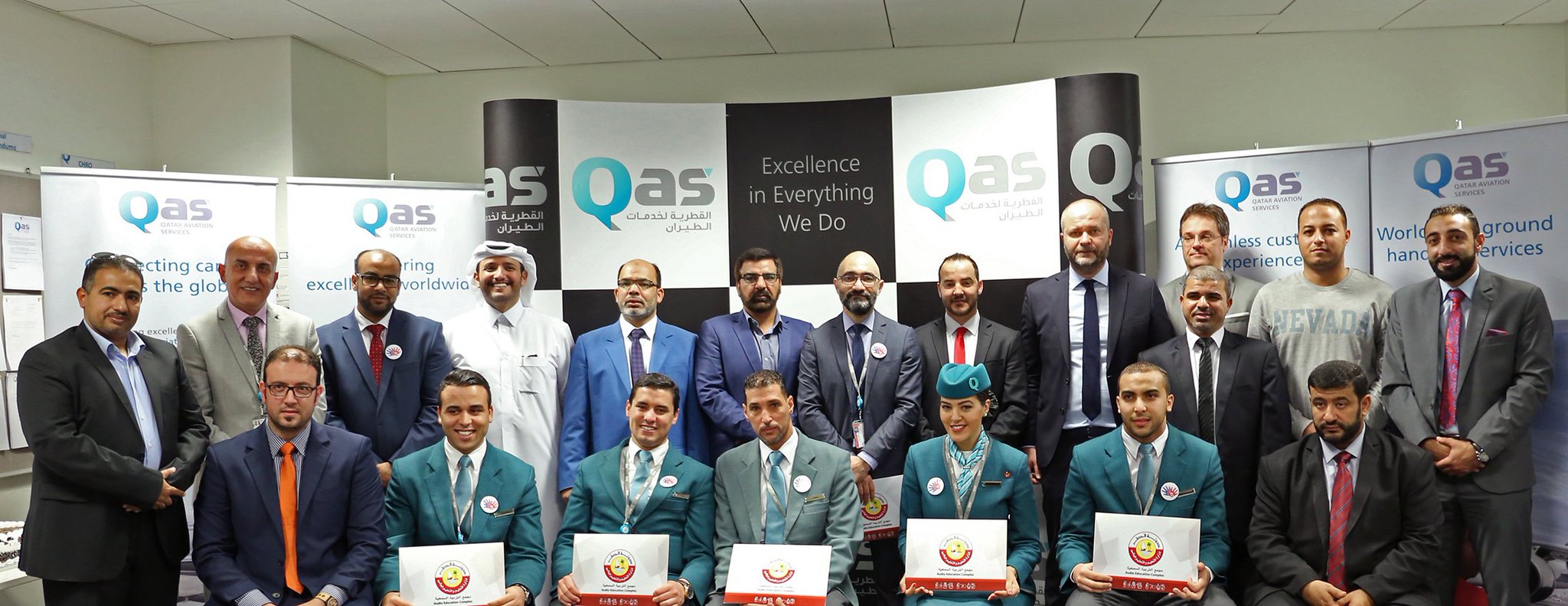 Qatar Airways on Twitter "Qatar Aviation Services (QAS) graduates its
