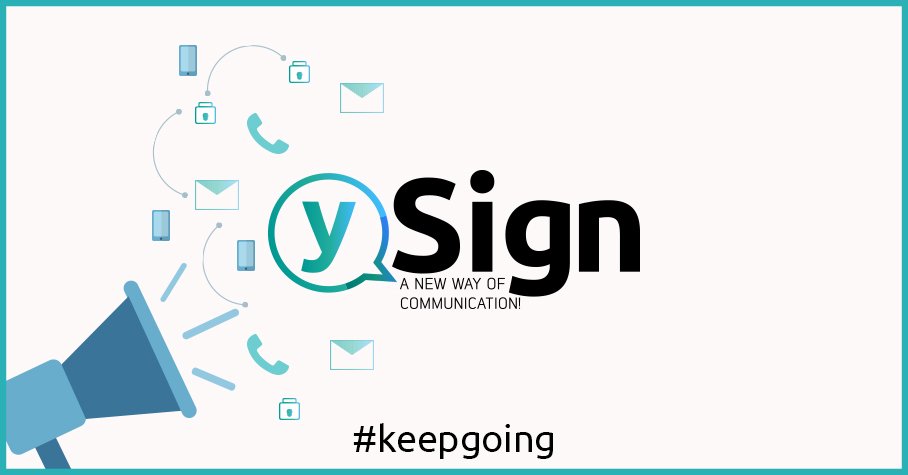ysignAPP's tweet photo. Hey guys, great news! ySign #keepgoing and many great things are following, so stay in touch!
#ySign #ySignICO https://t.co/Fmqi3N12FQ