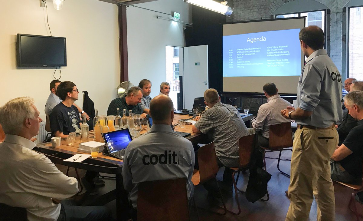 CoditCompany's tweet photo. The #CoditNL #API Management Seminar just kicked off! Also want to discover how you can unlock business value through #API Management? Contact us! https://t.co/KXbF7bVek1