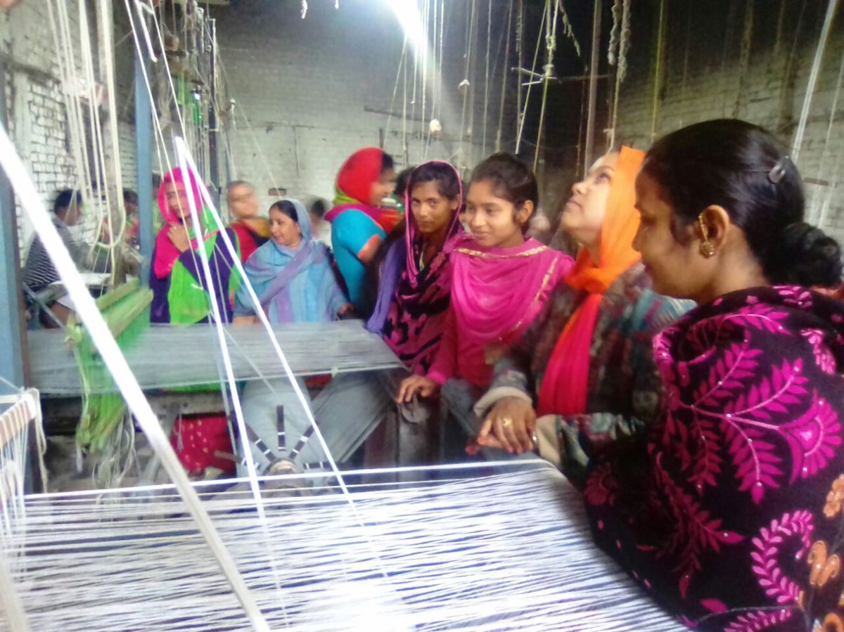 BABLEINDIA's tweet photo. B-ABLE is conducting #skilltraining in the job roles #HandloomWeaver-Carpets and #Merchandiser under #HSDM (#HaryanaSkillDevelopmentMission) Surya scheme at #Panipat, #Haryana. @NSDCINDIA @MSDESkillIndia @dpradhanbjp @ssc_amh @FollowESSCI #livelihood #employment #skillindia https://t.co/fGXG6JBXxX