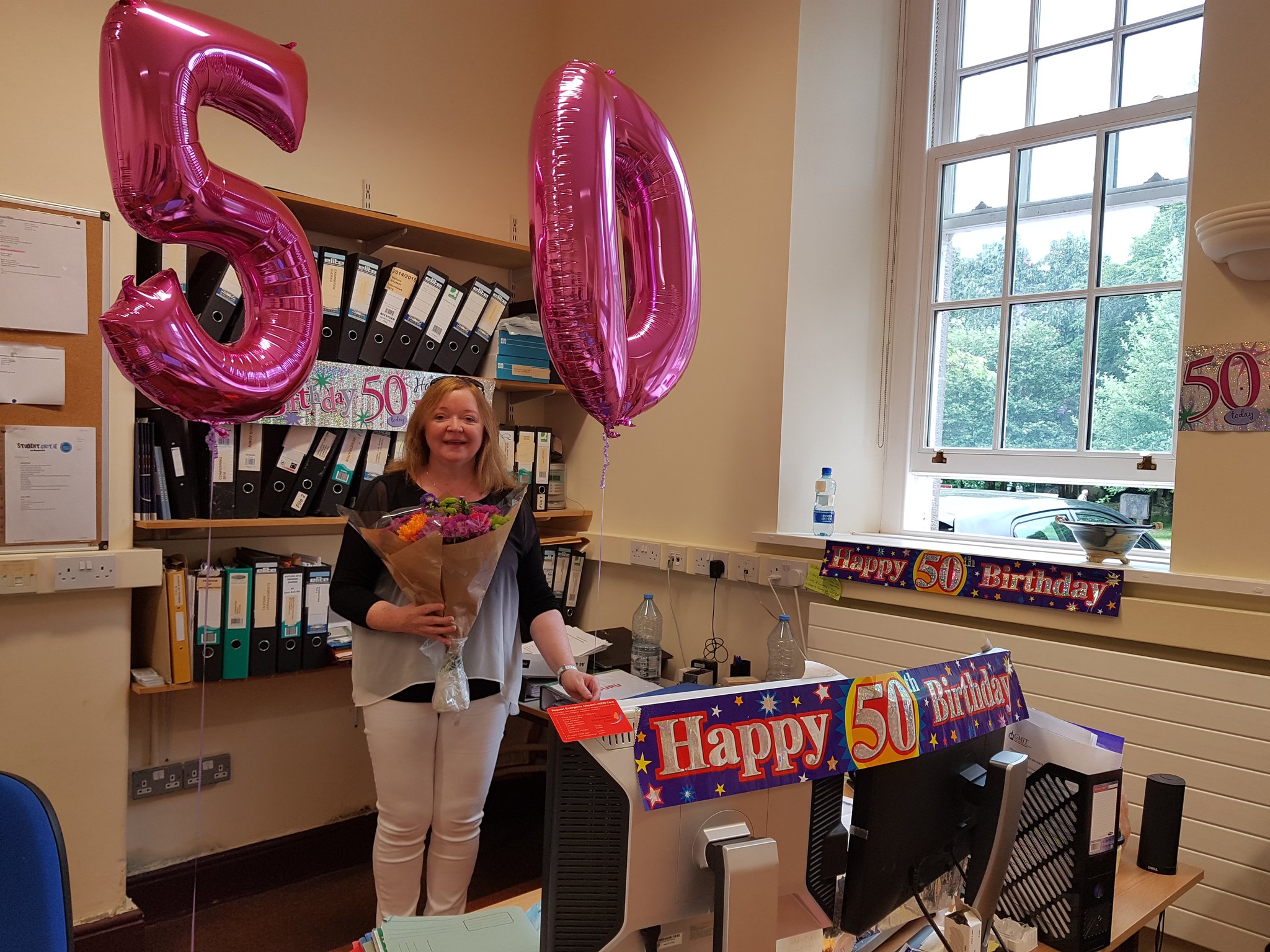 Happy birthday Sandra, one of the longest serving and most dedicated staff member at GMIT Mayo 