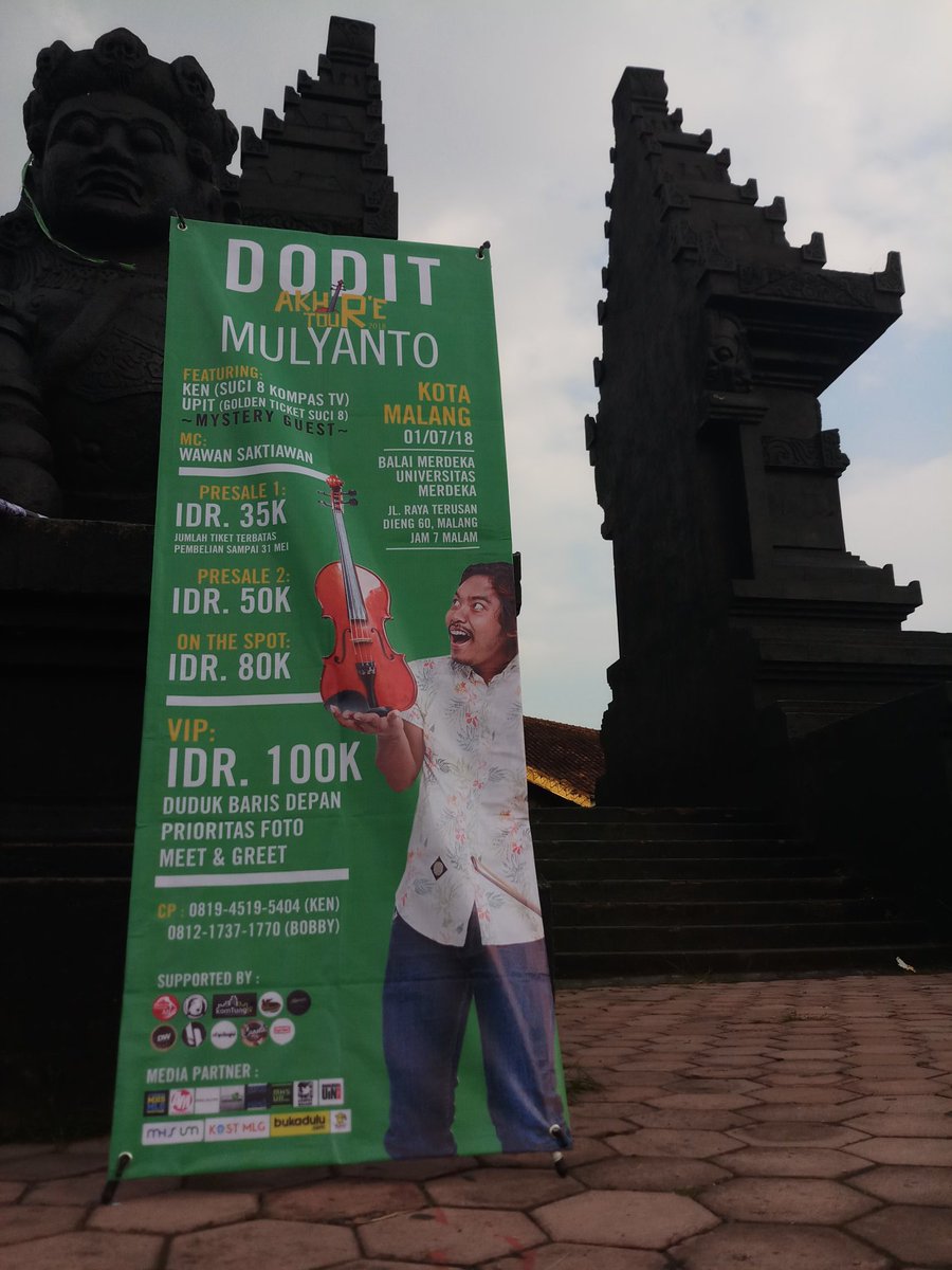 Yuk temui mimin di Taman Krida sekarang juga..
Mumpung harga masih 35K..
Besok sudah 50K loo..jangan sampai kehabisan waktu