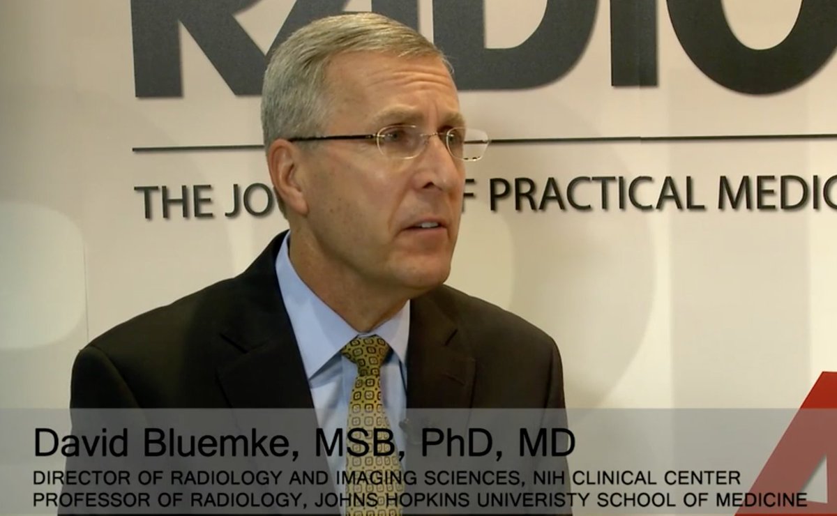 #ThrowbackThursday to #RSNA16 when we spoke with Dr. David Bluemke about cardiac CT among other things. ow.ly/FEBF30kdJj1