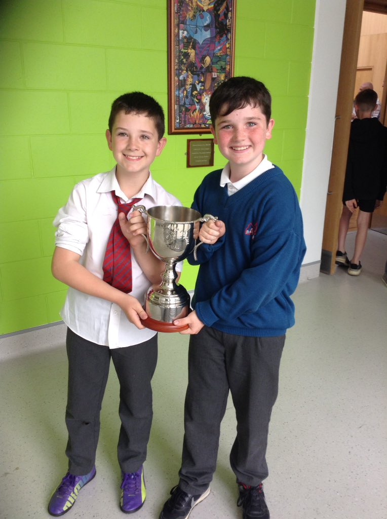 StAidans_5th_A's tweet photo. Our class has two boys who played brilliantly in the final. Well done! https://t.co/81i1NX35sL