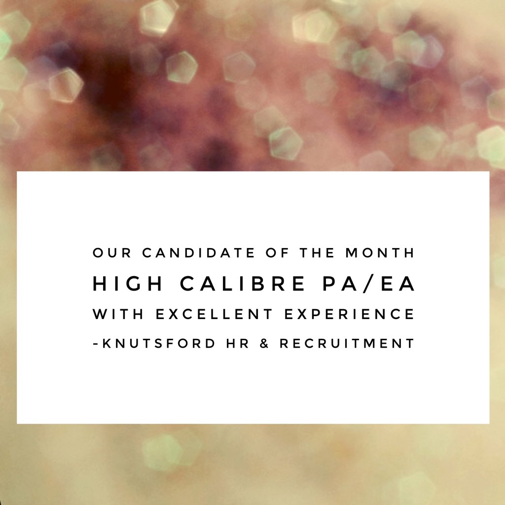 We’re representing an amazing #PA #EA candidate looking for a #new #job with #Entrepreneur #MD in #Knutsford #Hale #altrincham #alderleyedge #bramhall #Wilmslow #cheadle