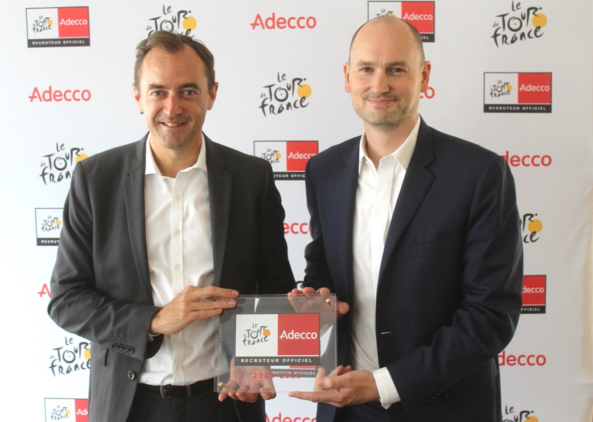 Premier réseau d’agences d’emploi en France, Adecco devient jusqu’à l’été 2020 le recruteur officiel du Tour de France. 🤝
➡ po.st/TDFxAdecco
#TDF2018