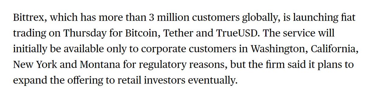 We may finally see <a href="/BittrexExchange/">Bittrex</a> bag resurrection - "...launching fiat trading on Thursday for Bitcoin."

Some 'old' Trex coins have been sitting along an accumulation floor for months, making them some of the best priced (cheapest in $btc)
