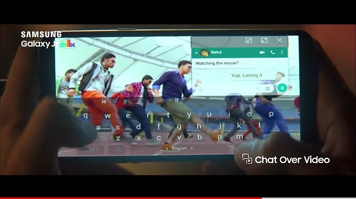 IshaanF7's tweet photo. @SamsungMobileIN #GalaxyJ6 #ToInfinityAndMore @SamsungMobileIN 

Ans- Chat Over Video Feature https://t.co/dIhDgsP3kL
