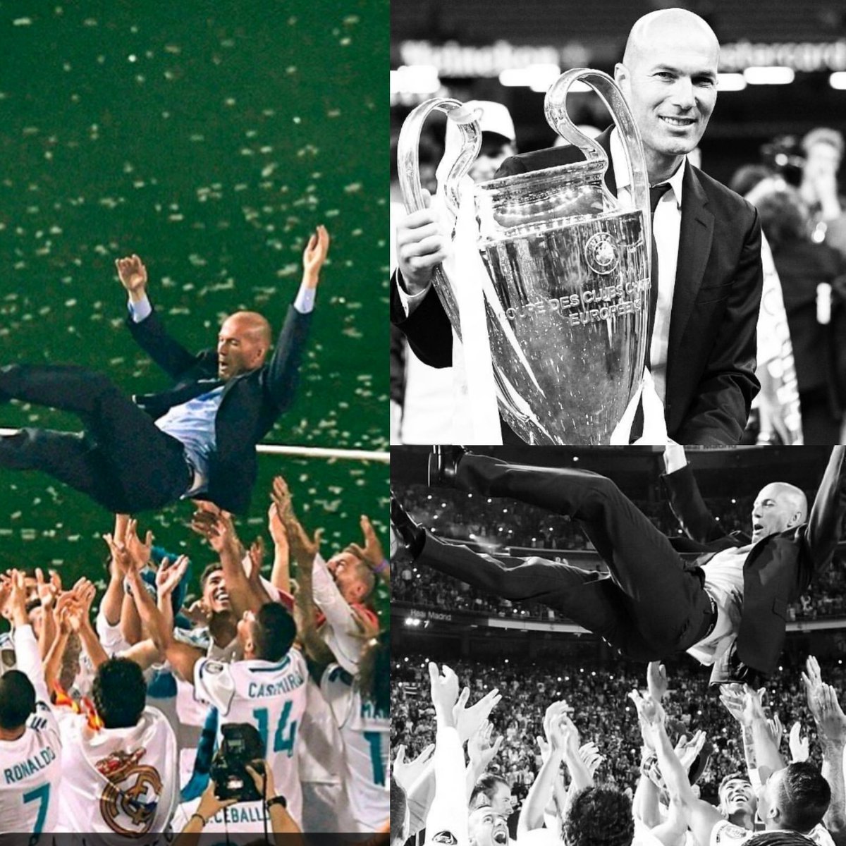 Di tinggal pas lagi sayang-sayangnya 
Gracias Zidan 
<a href="/ZidaneOfficial_/">Zinedine Zidane </a> #Halamadrid #GraciasZidane #GraciasZizou