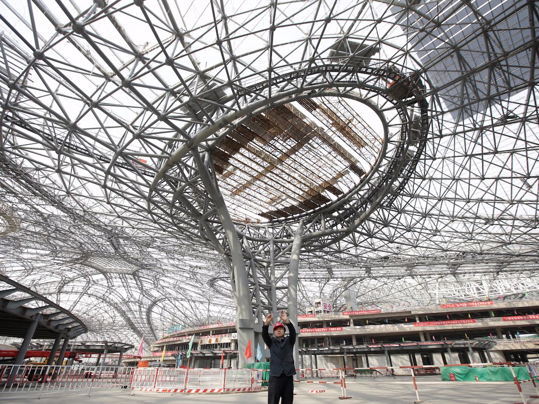 "The world's largest airport terminal" is currently under #construction in China: bit.ly/2zBk0mY