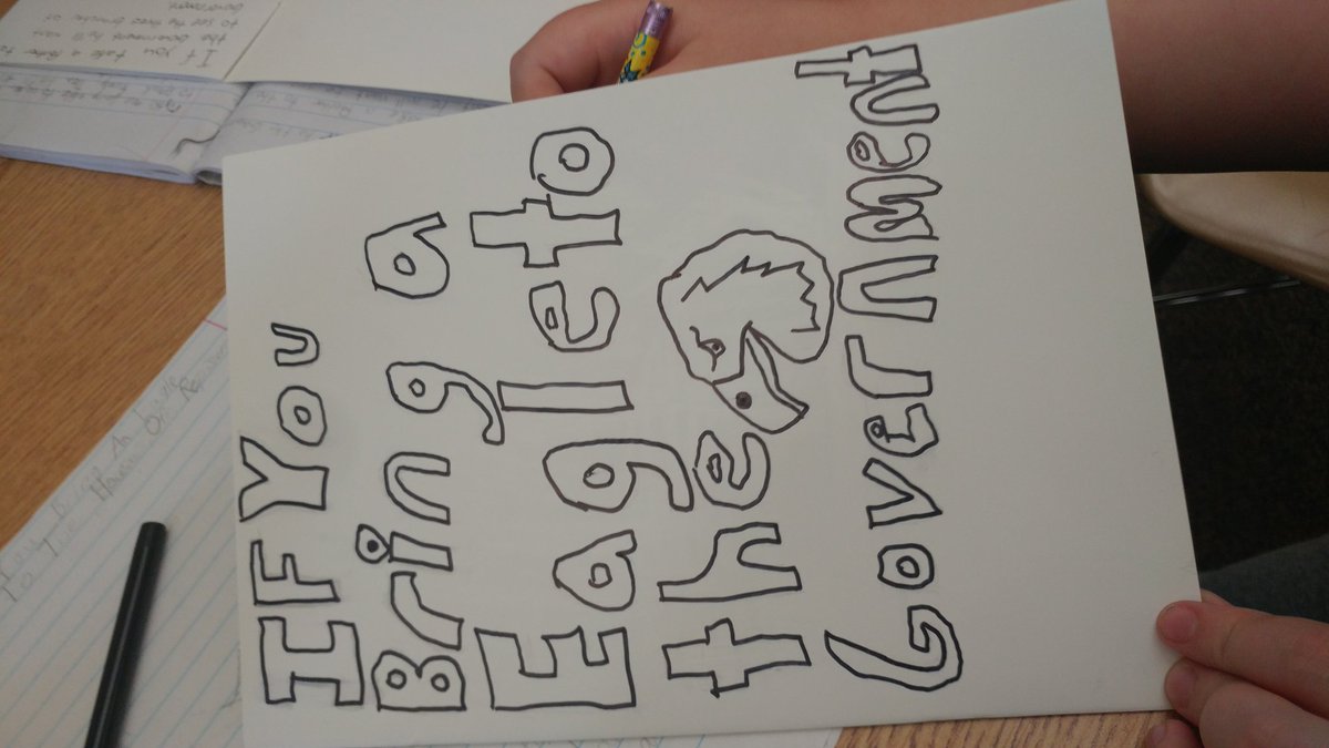 MWESDiStefano's tweet image. Writing and illustrating children's books to explain how our government works.  Remember "If You Give A Mouse a Cookie?" We are taking sloths, eagles, monkeys, and more to the government!
#MweSchool #integratedcurriculum #socreative