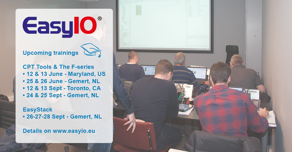 Would you like to learn how to work with CPT Tools and our F-series controllers or EasyStack? Then our training courses are perfect for you. Details and all dates are on our website: bit.ly/2LcebOD