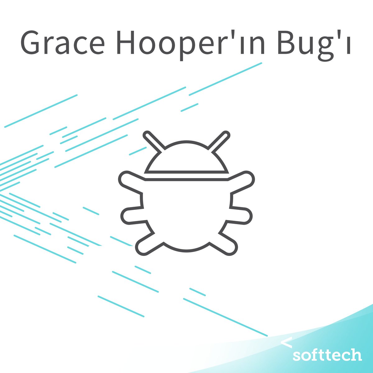 Softtechas's tweet image. “Bug” teriminin Grace Hooper’ın MARK II bilgisayar çalışmalarını yürütürken defterindeki gerçek bir böcekten geldiğini biliyor muydun? #CodeIsPoetry