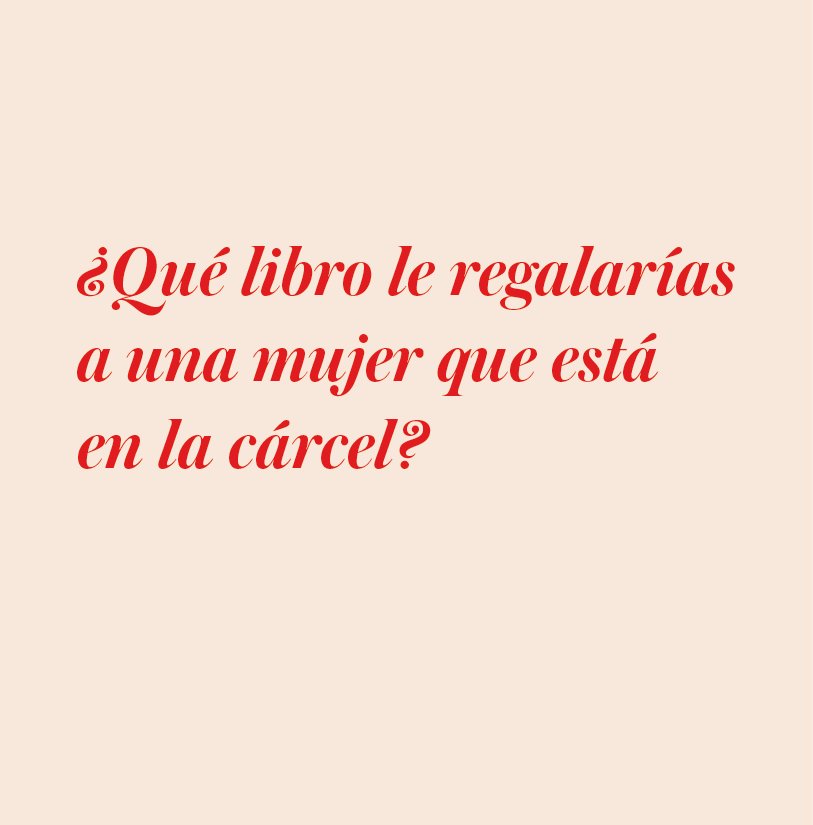 tetayteta's tweet photo. Con esta pregunta lanzamos "A las olvidadas", una iniciativa de recogida de libros para donarlos al Módulo de Mujeres del Centro Penitenciario Madrid V de Soto del Real. A través de los libros, intetentaremos alejarlas mentalmente de allí y visibilizar su realidad. https://t.co/Bp6jq9LDgY