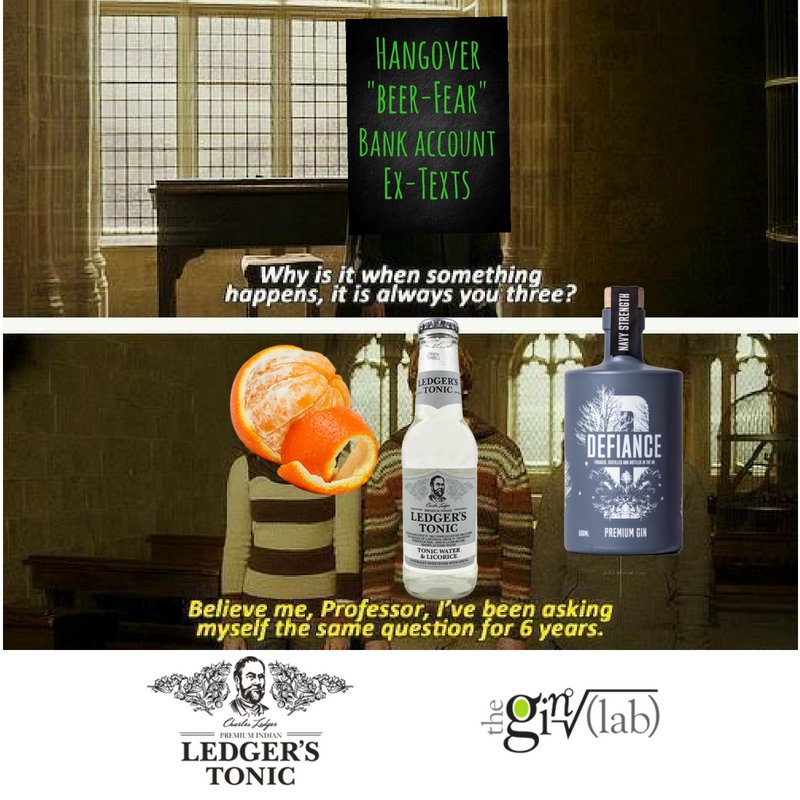 Feeling like this every Sunday morning. We will never learn!!

#gin #tonic #ledgers #defiance #defiance #licorice #navystrength #HarryPotter #mcgonigal #professor #Hogwarts #whyisitalwaysyouthree