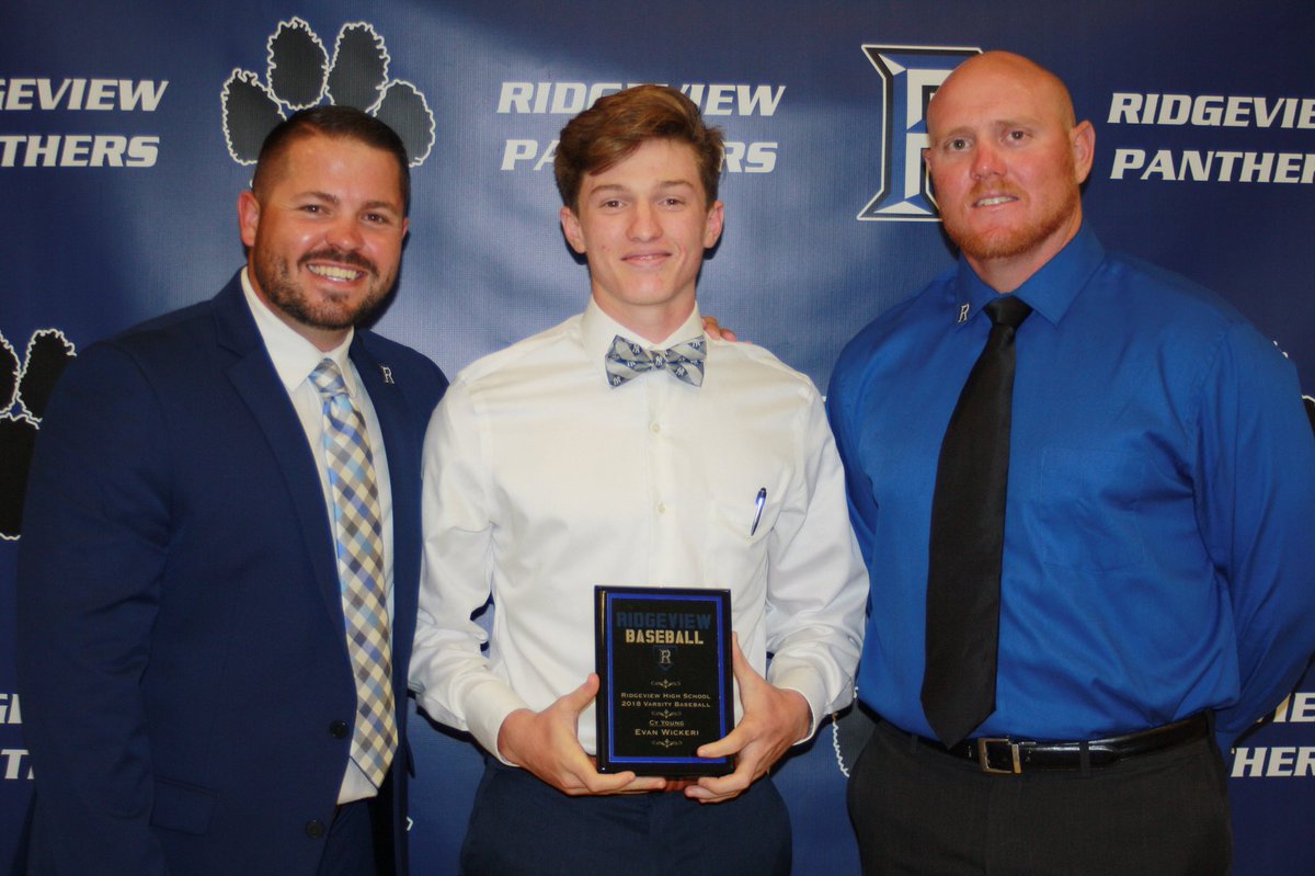 CoachSgromolo's tweet image. Ridgeview Baseball 2018 Cy Young Award Winner: Junior RHP Evan Wickeri @EvanWickeri @RHSPantherBB