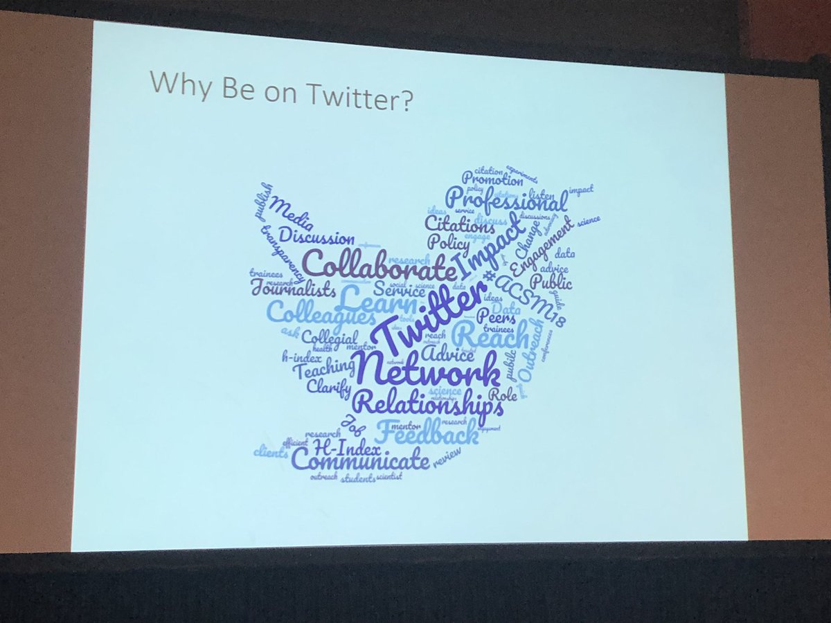 KimReichPhD's tweet photo. According to @NutritionNerd Research articles shared on social media are cited more than research of comparable impact factor that is not  #ACSM2018 https://t.co/nNRhTDFdU2