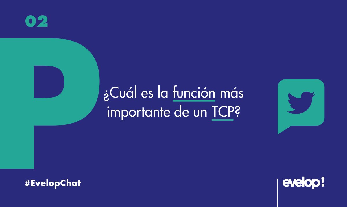 iberojetair_es's tweet photo. Pregunta 2: ¿Cuál es la función más importante de un TCP? #EvelopChat #DíadelTCP https://t.co/czbJeSH3qI