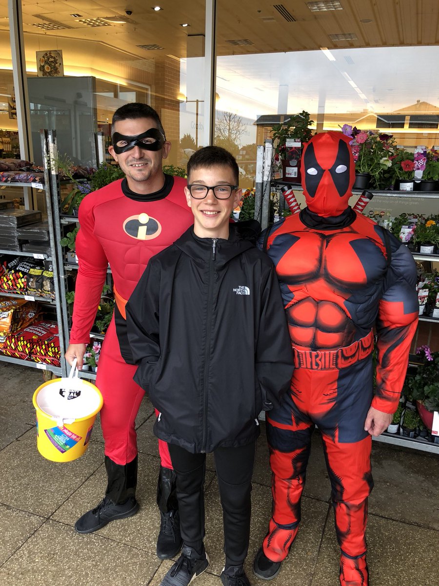 leondonhowgill's tweet photo. Team doing great work for @naomiandjack raising money in the store wars! @SerocorEmbrace @ARMrecruitment #Charity #fundraising #SuperHeros https://t.co/pfLw2EN3sl