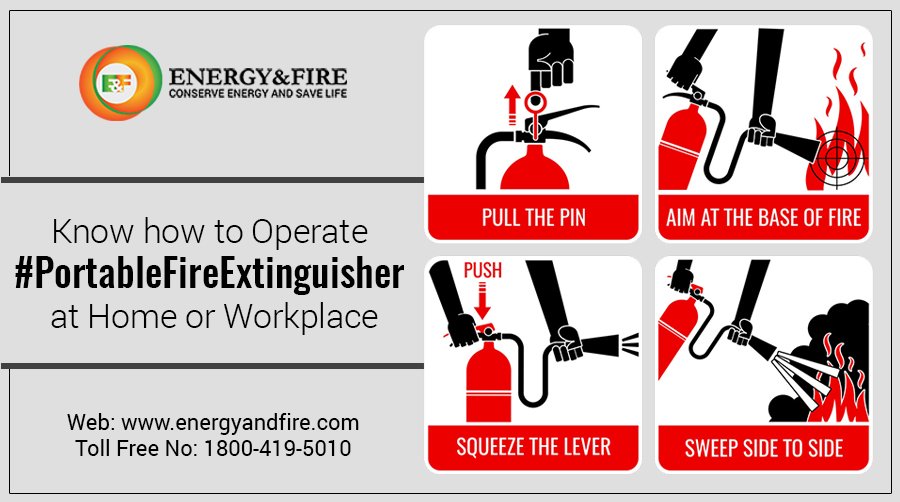 energyandfire's tweet image. Know How To Operate #PortableFireExtinguisher At Home Or Workplace
Visit Us: bit.ly/2HE8HuU
Call Us: 1800-419-5010
#FireSafety #EnergyandFire #Fire1on1