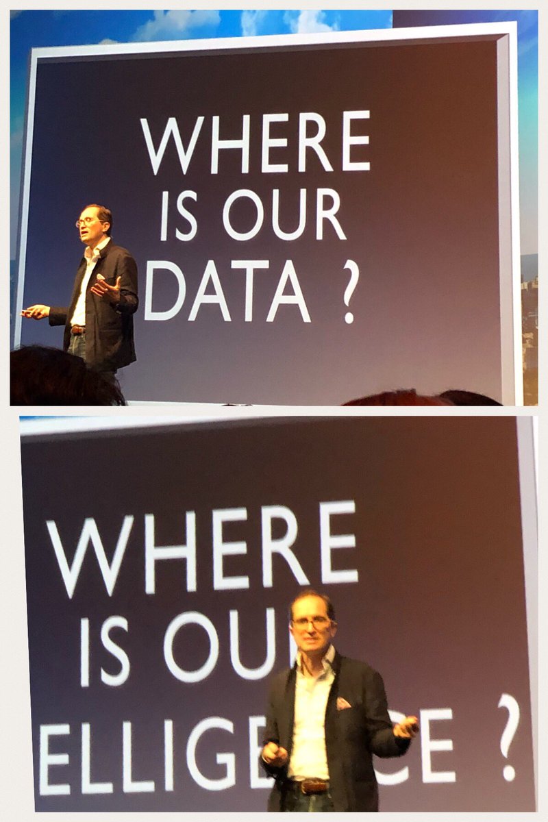 SherryBibiana's tweet image. The question should not only be: ‘where is our data?’ because we have to take one step further: ‘where is our intelligence?’. #DSADay18 @SAS_Netherlands #sassoftware @hinssen