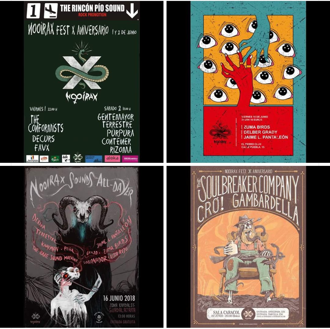 #DistritoNews by #DistritoUve #Conciertos #Rock #Metal. Atent@ a las actuaciones desde <a href="/nooirax/">Nooirax Producciones</a> Producciones a lo largo de junio, con motivo de su décimo aniversario. ¡Y que sean muchos años más! 😁 Info: m.facebook.com/story.php?stor…