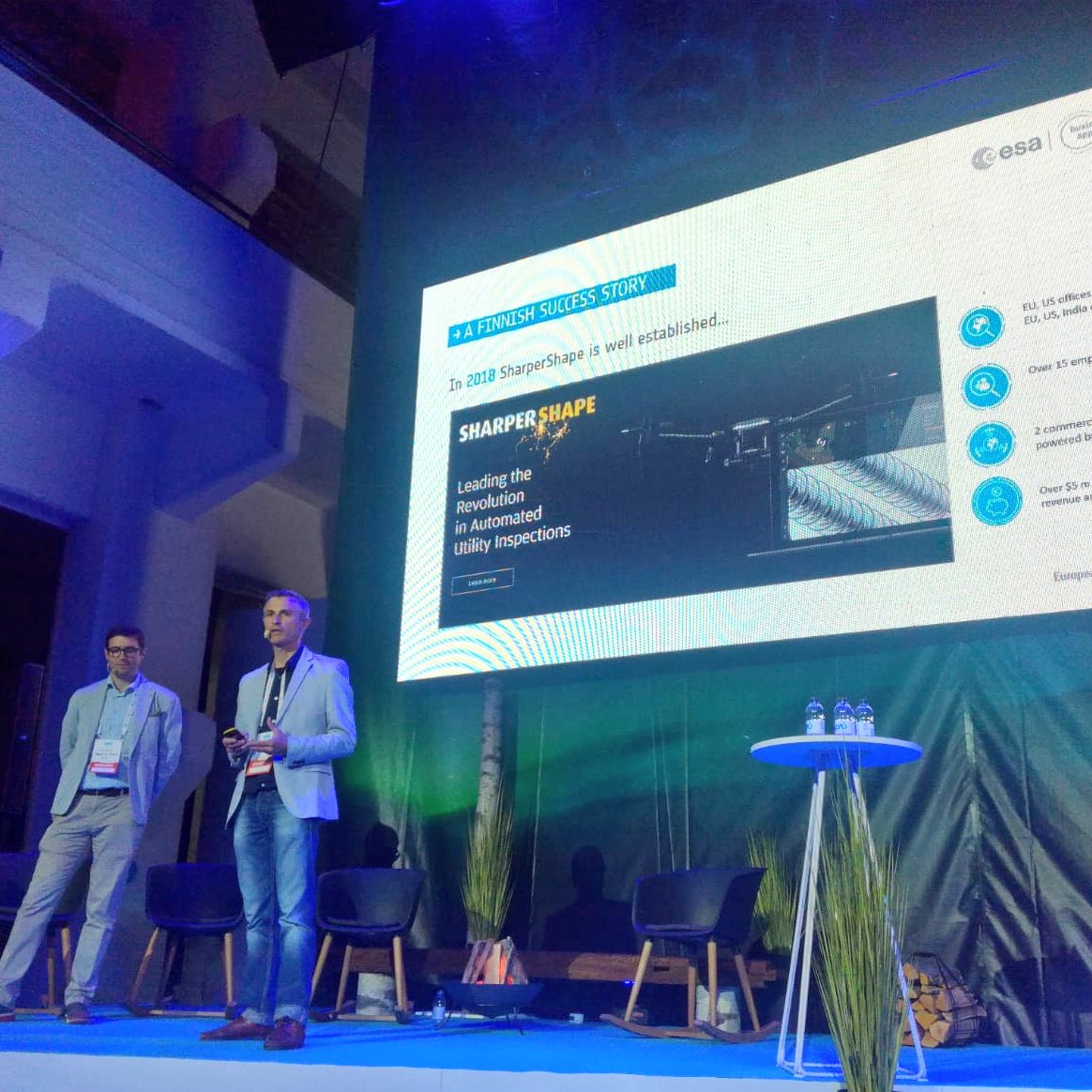 "Data is out there, available for everybody, what matters is being clever in using it." <a href="/MontanariElia/">Eliahu Mtn</a> from <a href="/ESAbusinessapps/">BusinessApplications (Now ESA Space Solutions)</a>