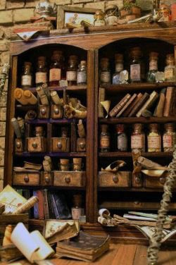 Shhhrouk's tweet image. Pharmacies till 19th century looked like it was wizardry places!🔮✨