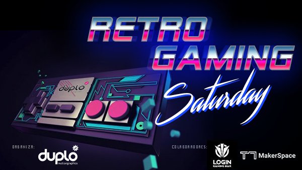 duplostudio's tweet photo. @galpon os apetece después de una dura semana de curro venir a viciar a juegos retro con nosotros este sábado? It's free!
https://t.co/6oaxgtanZ7 https://t.co/Ahd8Wns8ih