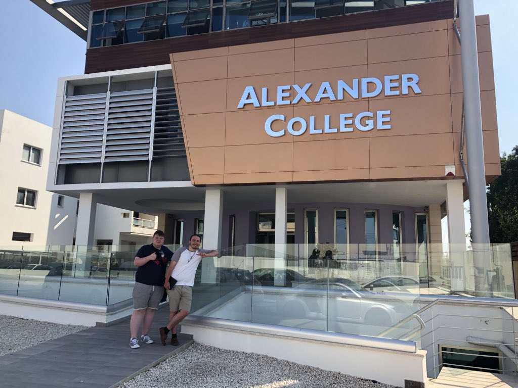 NCLanarkshire's tweet photo. Today in Cyprus NQ Computing Students on placement in @AlexanderColleg in Larnaca are having their final workplace observations. NCL staff were delighted to receive such positive feedback about student professionalism and motivation 👍🏻 #ErasmusPlus #skillsetforlife #experience https://t.co/wa5LptCgTj