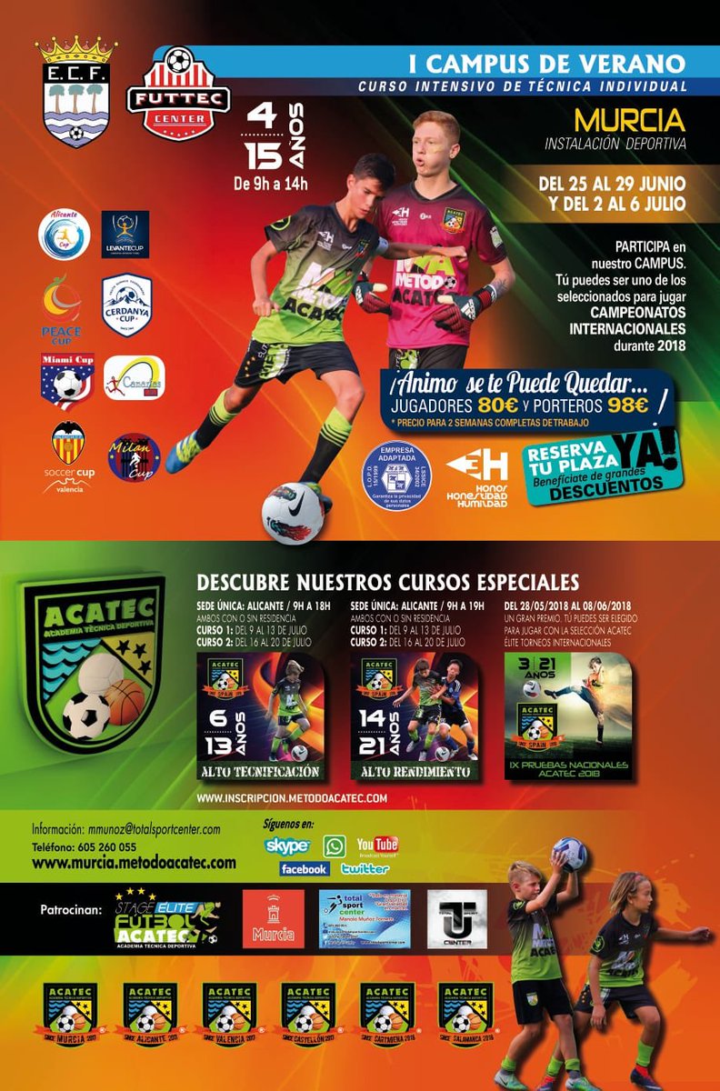 SelecMurCentro's tweet photo. ⚽️⚽️⚽️YA TENEMOS FECHA PARA EL CAMPUS DE VERANO!!!⚽️⚽️⚽️
Informate:605260055 https://t.co/9HoEWHknW9