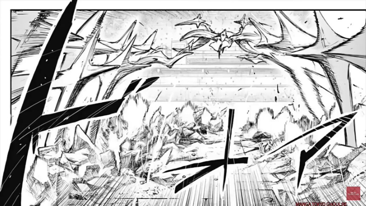 まら 東京喰種 Re 174 話 旧多とカネキ決着つきそうだな 旧多も赫者になっちゃった ていうかもうカネキ赫子の原型とどめてないでしょ まあ赫子の形はたしか想像力みたいなこと言ってたような 結局旧多の目的はなんなんか 東京喰種re T Co