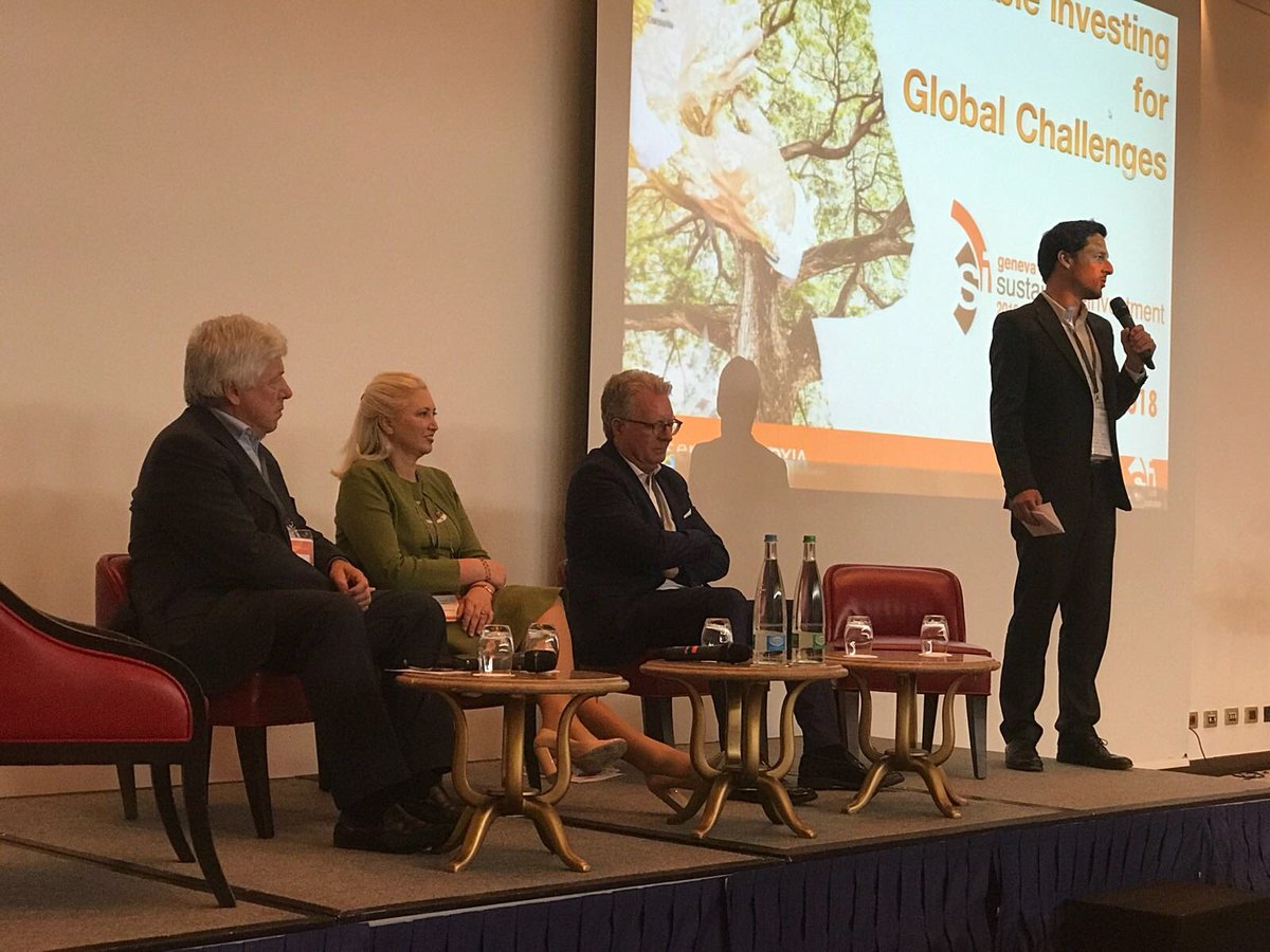 Genève, centre de l’économie durable - merci à Fiona Frick, Daniel Rufenacht et Mark Halle pour leur participation à notre table ronde animée par notre président Fabio Sofia #GFSI2018