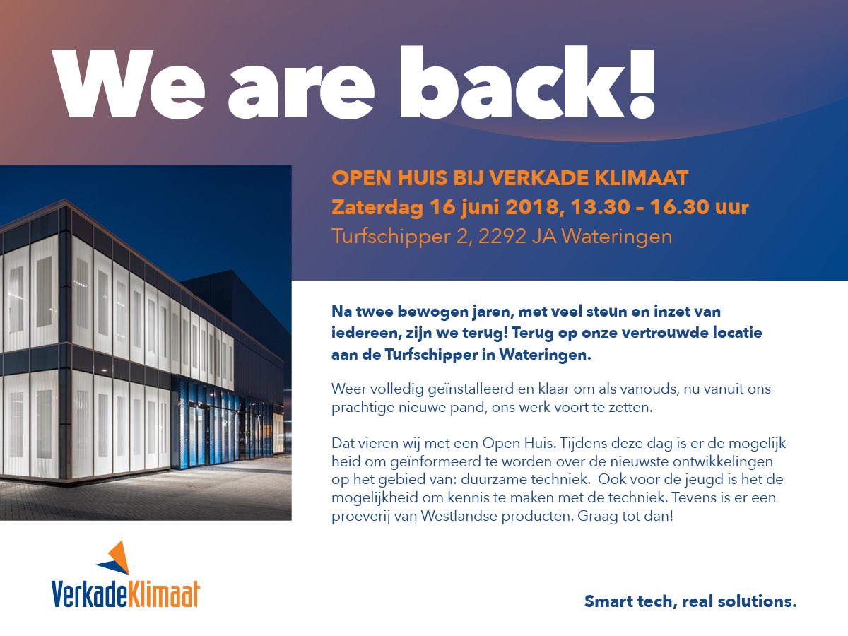 Verkade Klimaat (@verkadeklimaat) on Twitter photo 