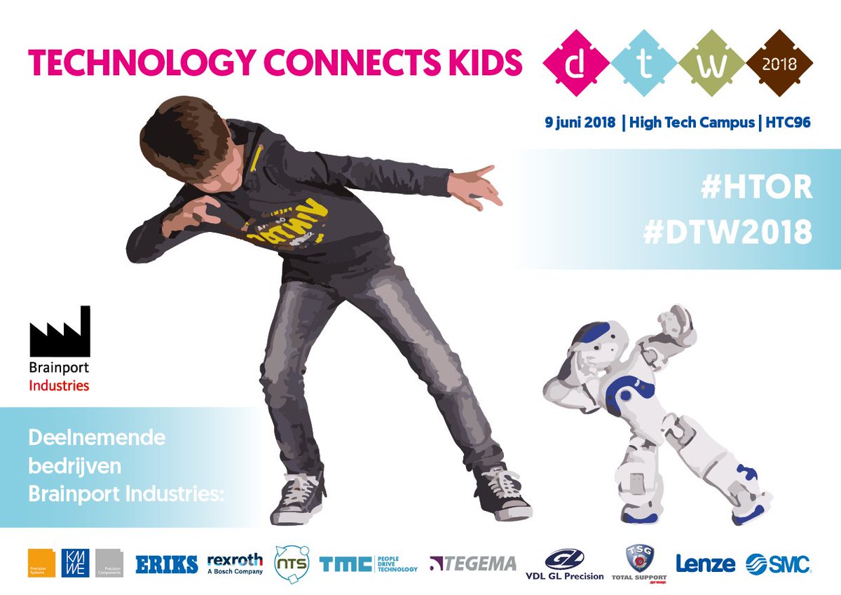 Together with <a href="/Brainport_Ind/">Brainport Industries</a> we invited you to visit our fun #Techplayground on June 9 during #HTOR of @DTW2018 #DTW2018