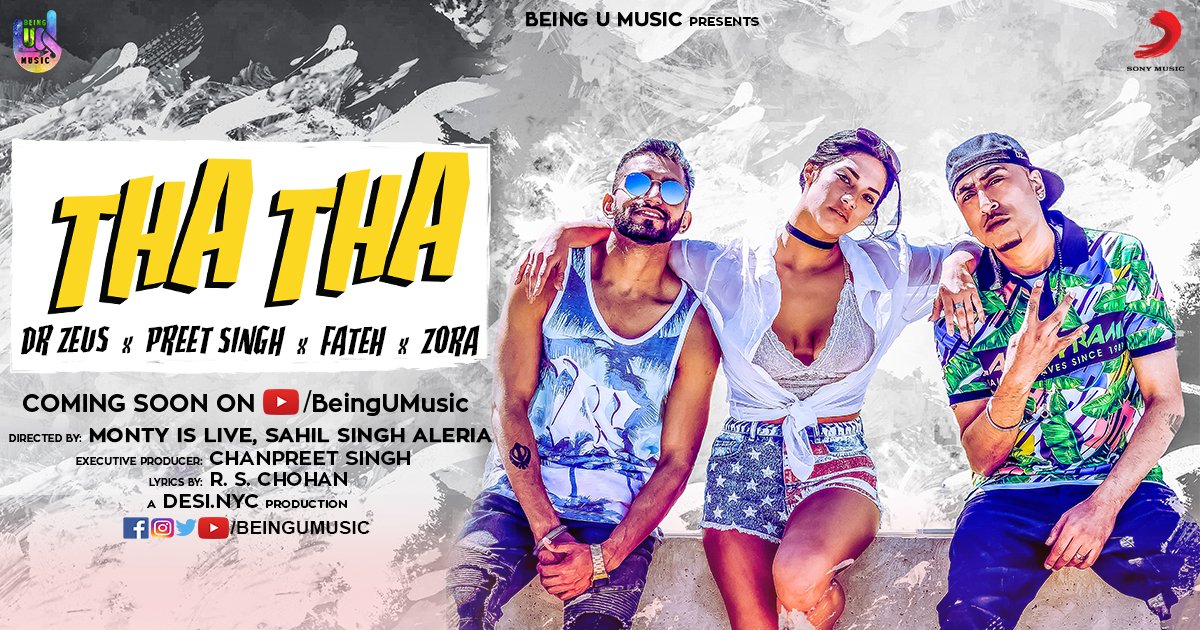 beingu_studios's tweet photo. Unveiling the Second Poster Of THA THA!
Song Out soon on @beingumusic YouTube Channel.
@drzeusworld @ZoraWorldwide @FatehDOE @montyislive @sonymusicindia
#ThaTha #ThaThaPoster #ThaThaComingSoon #PreetSingh #DesiNyc https://t.co/SFnIebBMPP