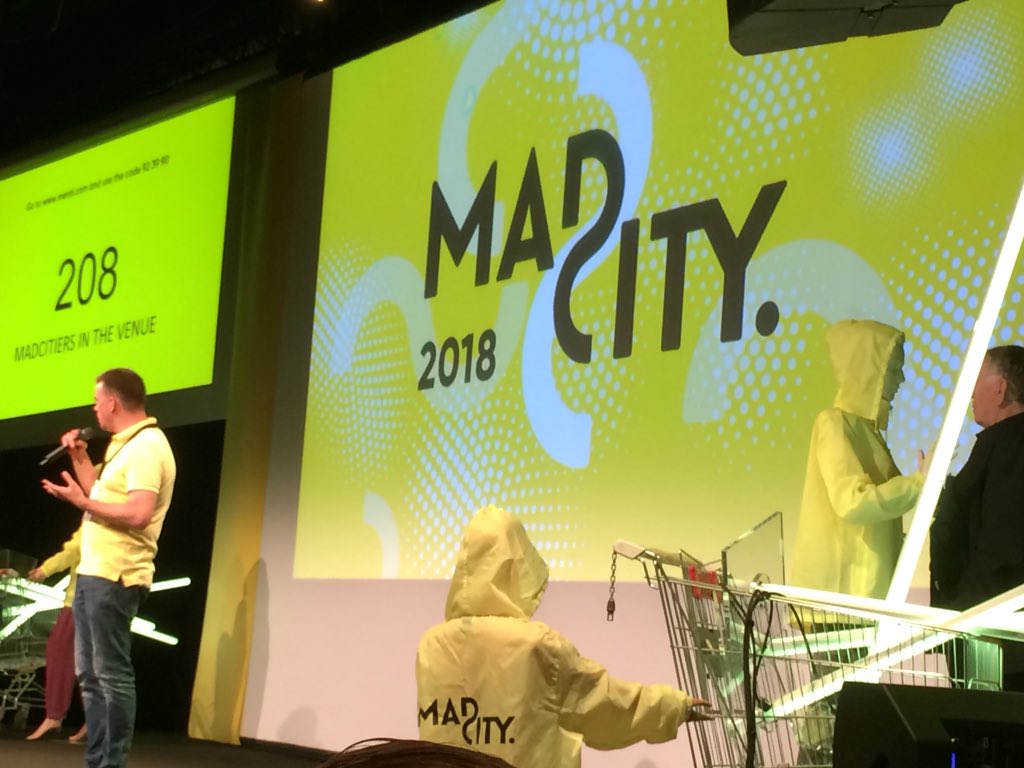 LilitaSparane's tweet photo. #JanGehl #Denmark on the stage of #MadCity and his book opening within the frame of #cityplanners conf.on money &amp; architecture https://t.co/L63mUSxbYD