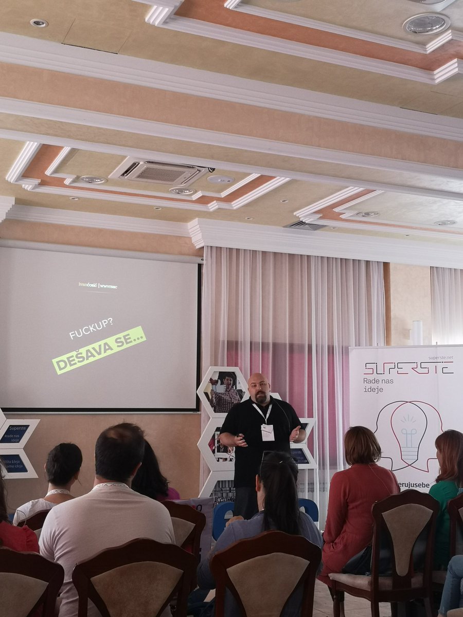 ecotechserbia's tweet photo. Fuckup ? Dešava se.. @SupersteNet  @ErsteBankSrbija @ivancosic 
#radenasideje #Superste #ideodrom https://t.co/8lslOBgr7J
