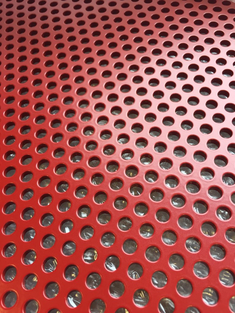 Perforated aluminium panels, made in house here in #sheffield #sheffieldissuper #sheffieldjobs #engineeringuk #ukmanufacturing #ukmfg