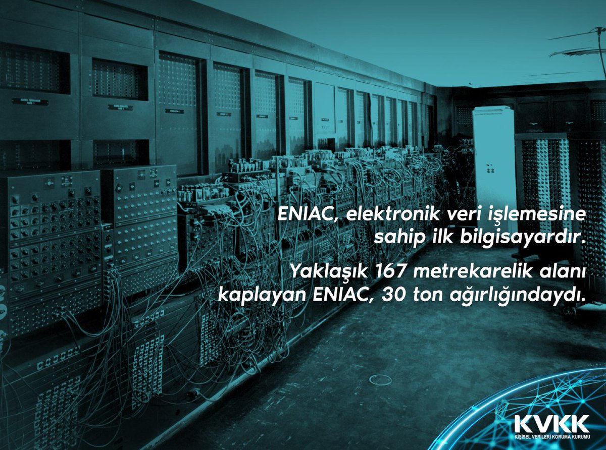 73 yıldır veriler elektronik ortamda da işleniyor. 
#Tbt