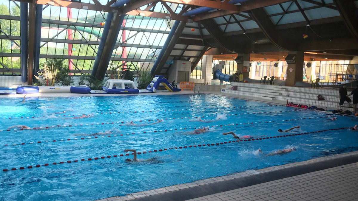 slttours's tweet photo. We’ve had a fantastic time with the @TorfaenDolphins this week! Playing a bit of mini golf, a visit to a chocolate factory, and plenty of swimming! #swimming #swimtour #swimcamp #france #belgium https://t.co/d6C76EhxvU