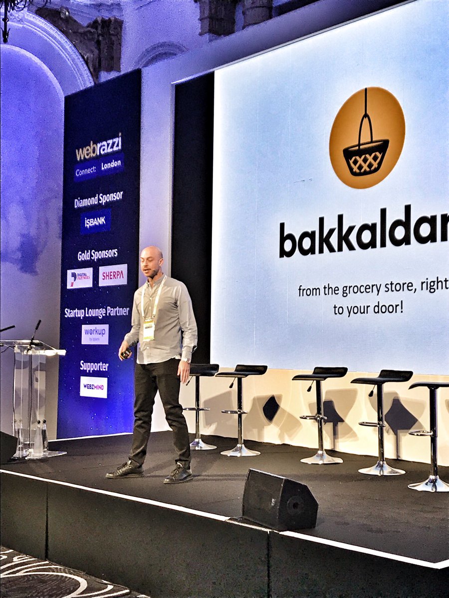 “Growing Market: On Demand” sunumu ile Bakkaldan’dan Cem Danon Londra’da #wconnect18 sahnesinde!