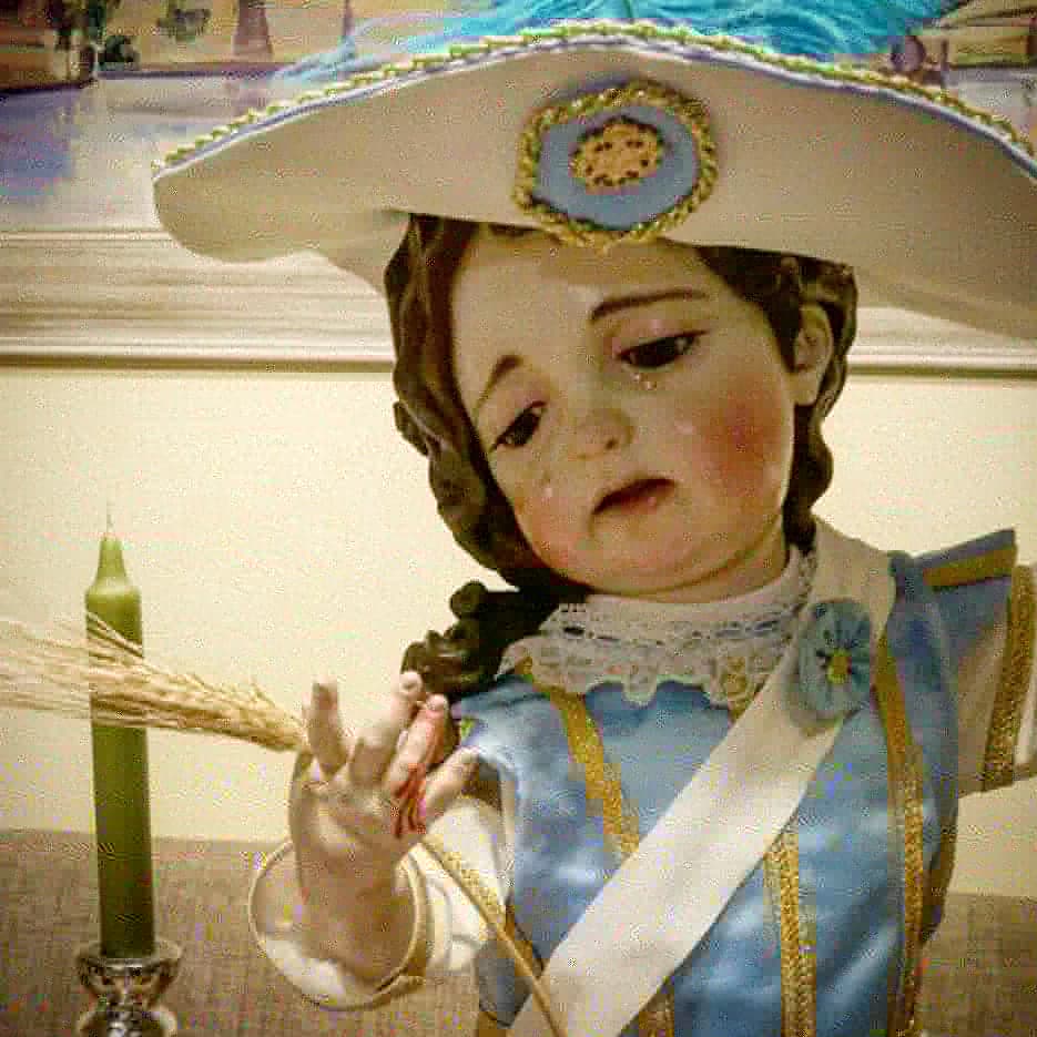 Más fotos del Niño Jesús de la Espina.
#nosepuedetenermasarte 
#arte 
#triana 
#CorpusSevilla18 
#TDSCofrade
