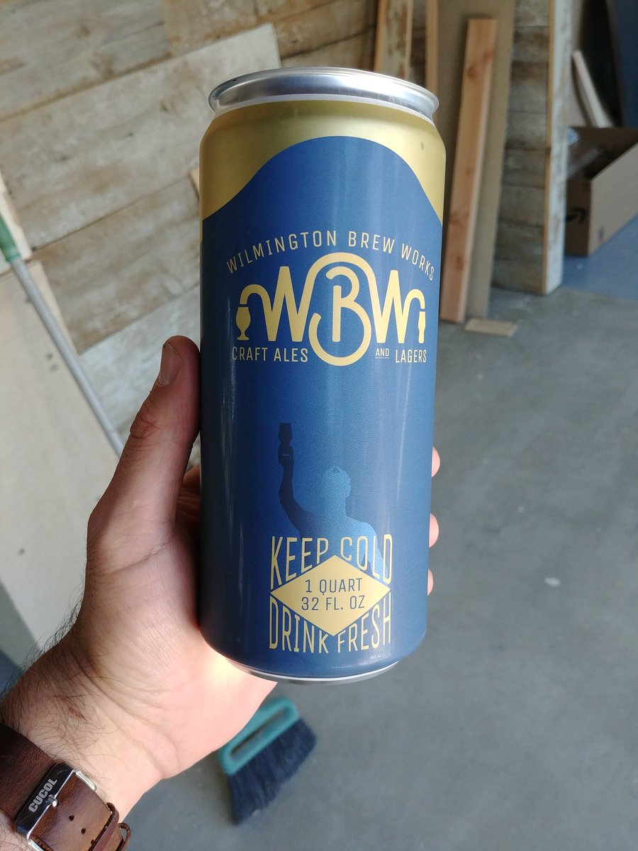 WBWbeer's tweet photo. Video of us opening the #wbwbeer #crowler palette on @delawareonline was a sweet little #easteregg for those paying attention. How good do these look? Questions about Crowlers? Ask us! https://t.co/Z9g2Q2CRpX